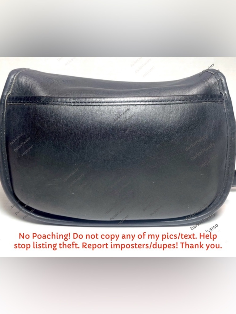 Vintage Coach Leather Prairie Bag Gorgeous! - Picture 3 of 15